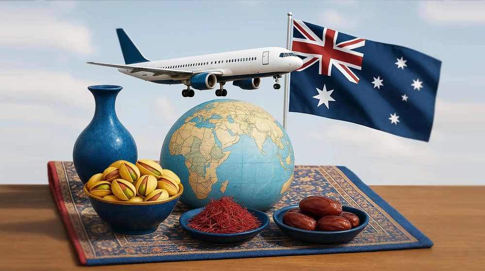 صادرات ایران به استرالیا